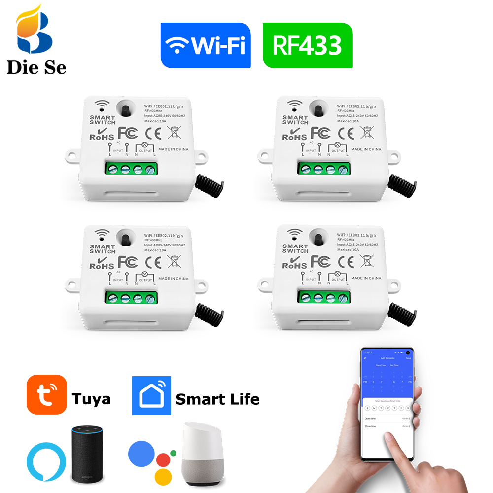 Home Improvement Ideas - Tuya WiFi Smart Light Switch 433MHz