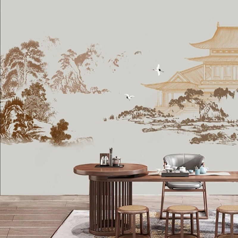 Custom Chinese Abstract Ink La - огляд і ціна Home Improvement Background