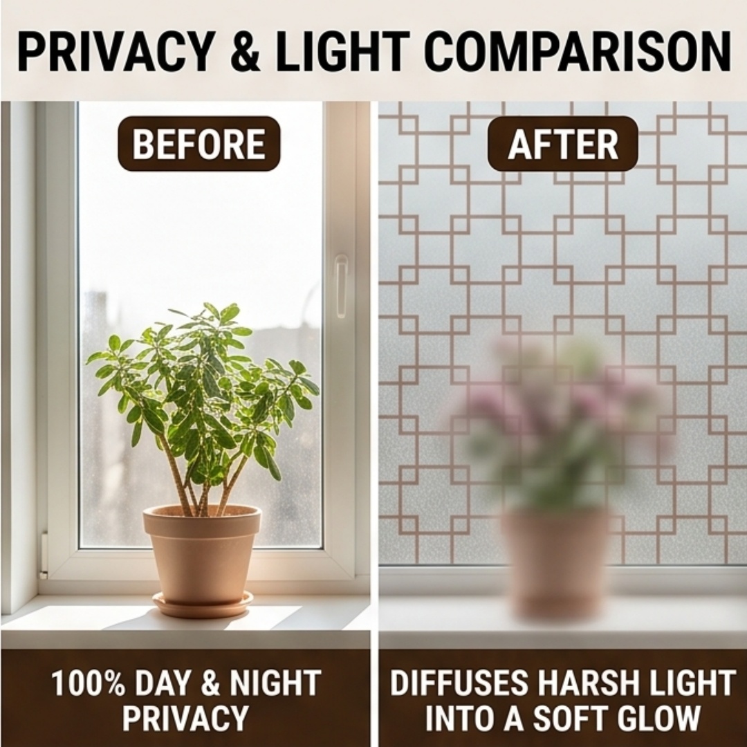 Oriental Lattice Square Printe - огляд і ціна Window Insulation Film