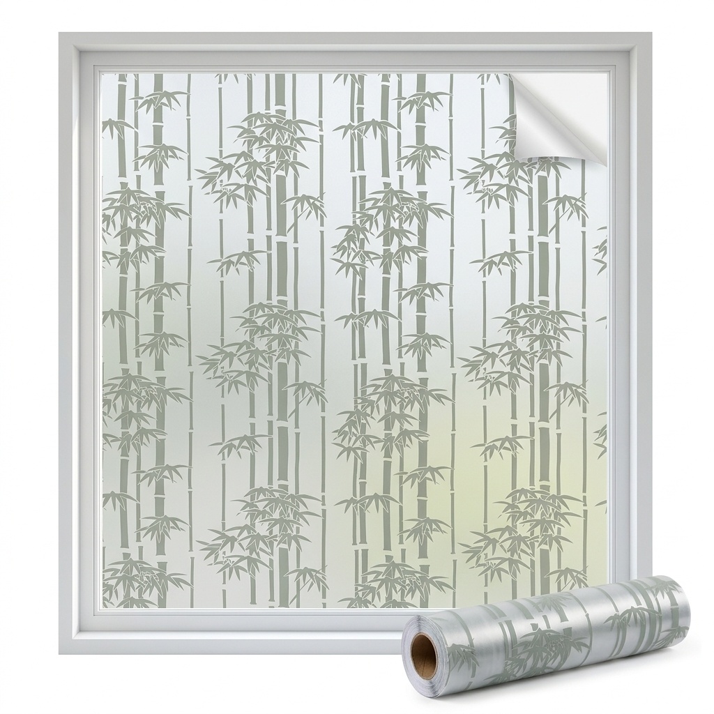 Elegant Vertical Bamboo Silhou - огляд і ціна Window Insulation Film