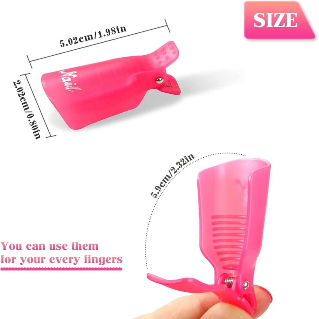10 Pcs Nail Polish Remover Cli - огляд і ціна Home Improvement House